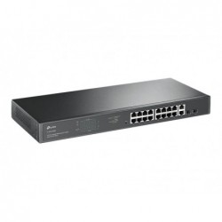 TP-LINK TL-SG1218MP 18-Port Gigabit RM Switch with 16x PoE+ GE 2x GE 2x Combo SFP slots 250W budget (P)