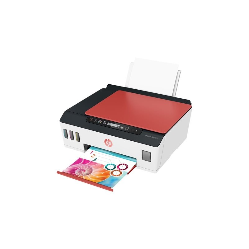 HP Smart Tank 519 AiO Printer A4 Color USB 2.0 Wi-Fi Bluetooth LE Printer Print Copy Scan 22ppm Inkjet HP Smart Tank 519 AiO Printer A4 Color USB 2.0 Wi-Fi Bluetooth LE Printer Print Copy Scan 22ppm Inkjet