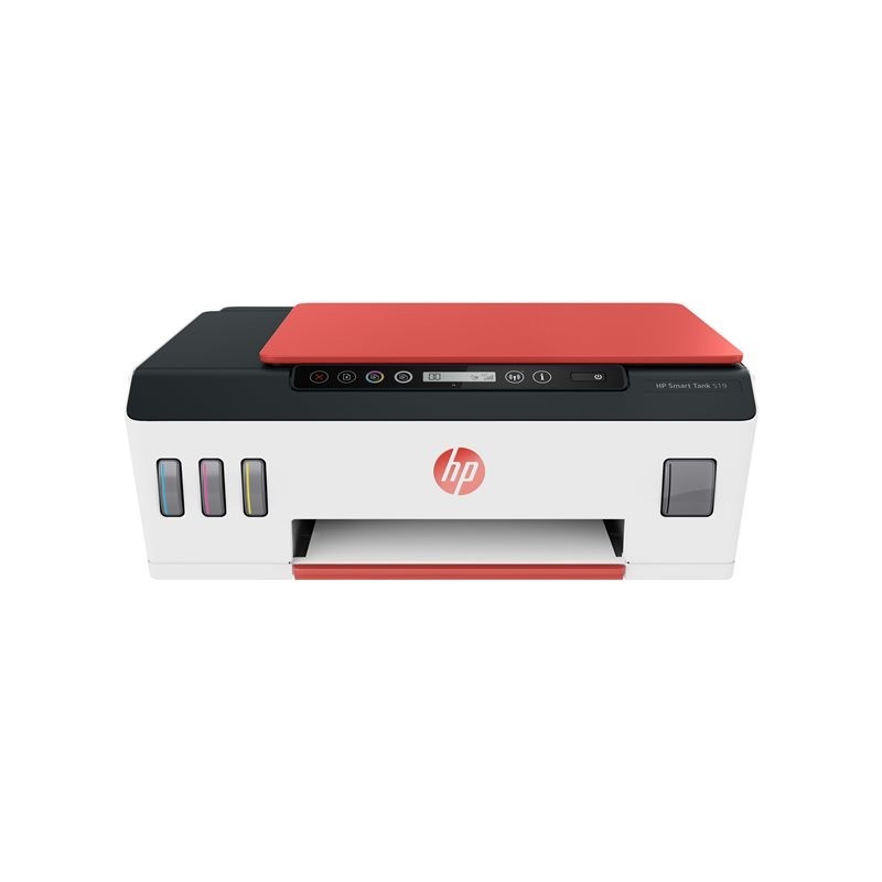 HP Smart Tank 519 AiO Printer A4 Color USB 2.0 Wi-Fi Bluetooth LE Printer Print Copy Scan 22ppm Inkjet HP Smart Tank 519 AiO Printer A4 Color USB 2.0 Wi-Fi Bluetooth LE Printer Print Copy Scan 22ppm Inkjet