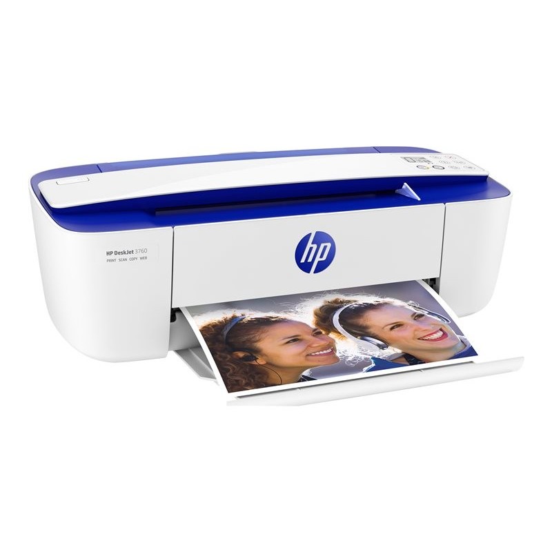 HP DeskJet 3760 All-in-One A4 Color USB 2.0 Wi-Fi Print Copy Scan Inkjet 15ppm