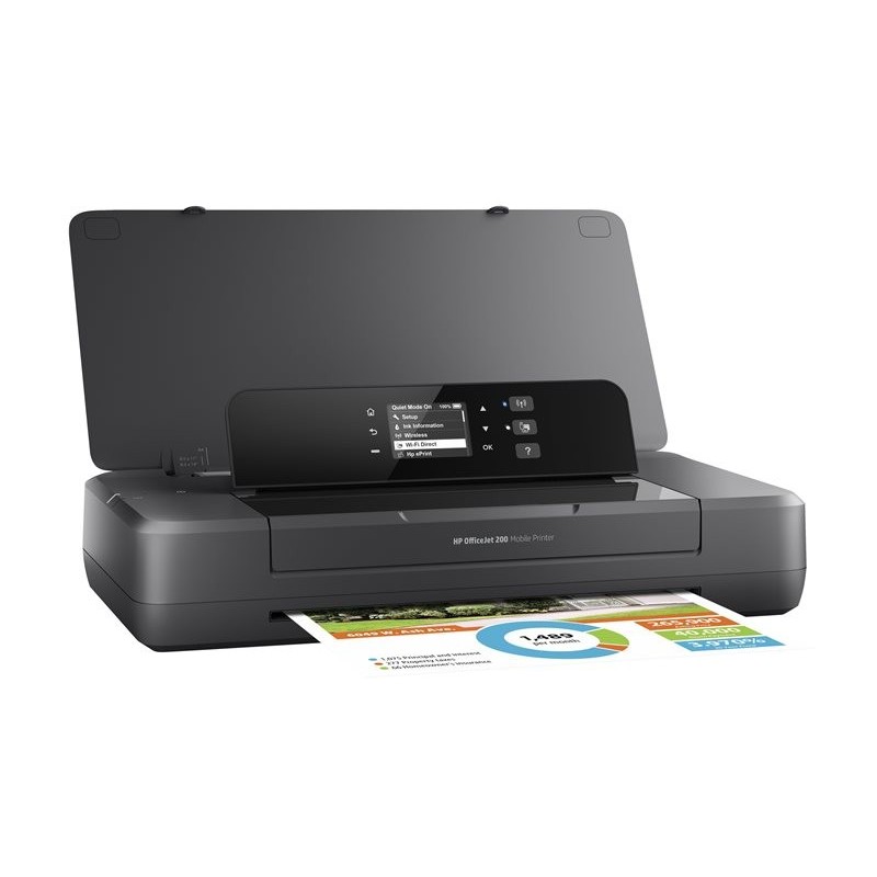 HP OfficeJet 200 Mobile Color Wi-Fi USB 2.0 Inkjet Print 6ppm HP OfficeJet 200 Mobile Color Wi-Fi USB 2.0 Inkjet Print 6ppm