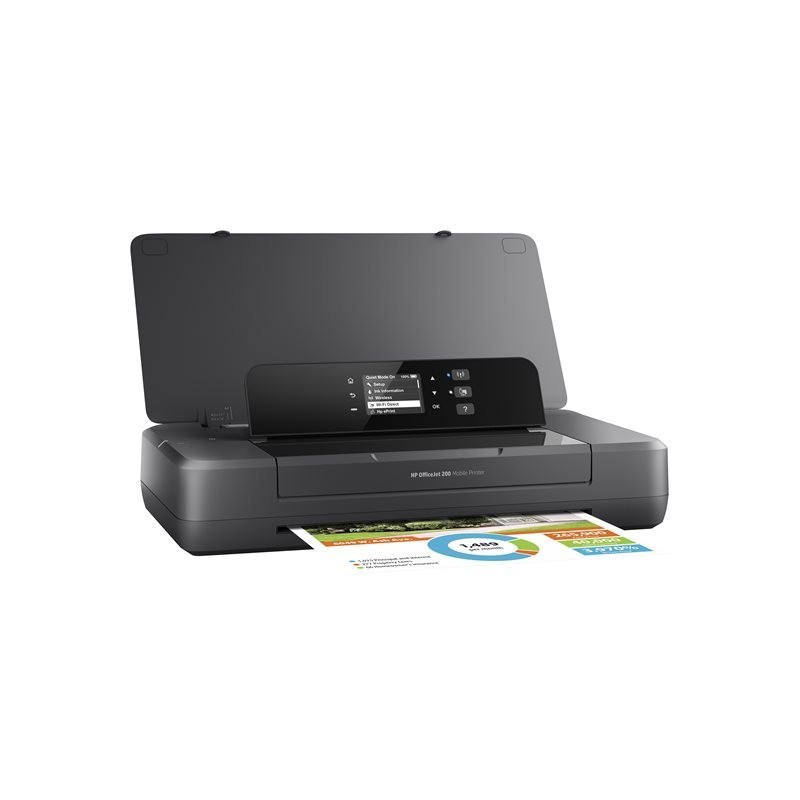 HP OfficeJet 200 Mobile Color Wi-Fi USB 2.0 Inkjet Print 6ppm HP OfficeJet 200 Mobile Color Wi-Fi USB 2.0 Inkjet Print 6ppm