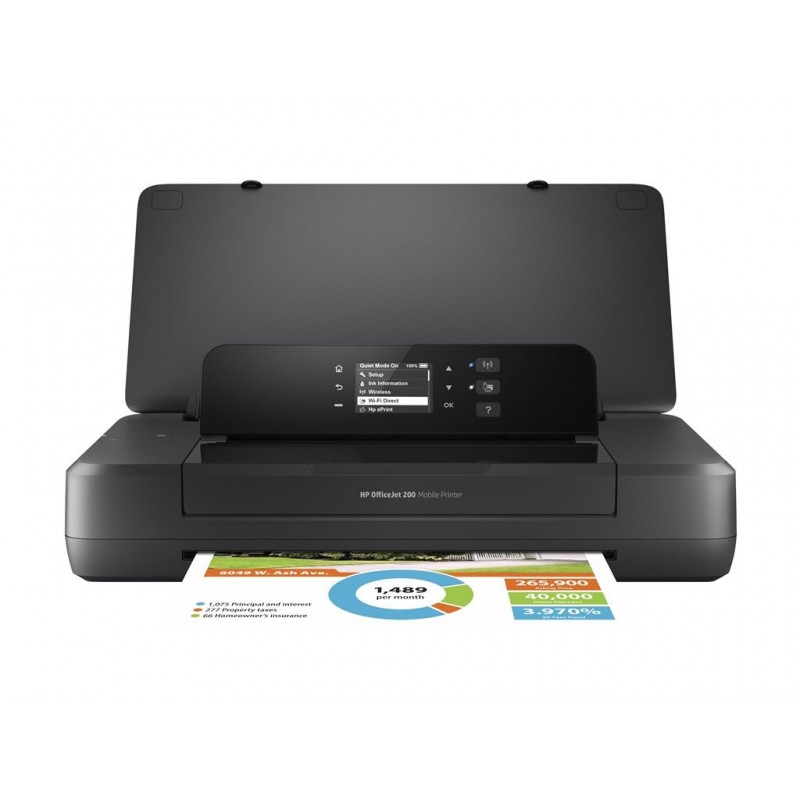 HP OfficeJet 200 Mobile Color Wi-Fi USB 2.0 Inkjet Print 6ppm HP OfficeJet 200 Mobile Color Wi-Fi USB 2.0 Inkjet Print 6ppm