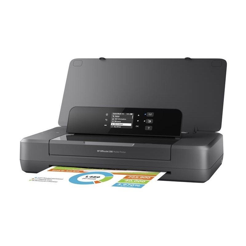 HP OfficeJet 200 Mobile Color Wi-Fi USB 2.0 Inkjet Print 6ppm HP OfficeJet 200 Mobile Color Wi-Fi USB 2.0 Inkjet Print 6ppm