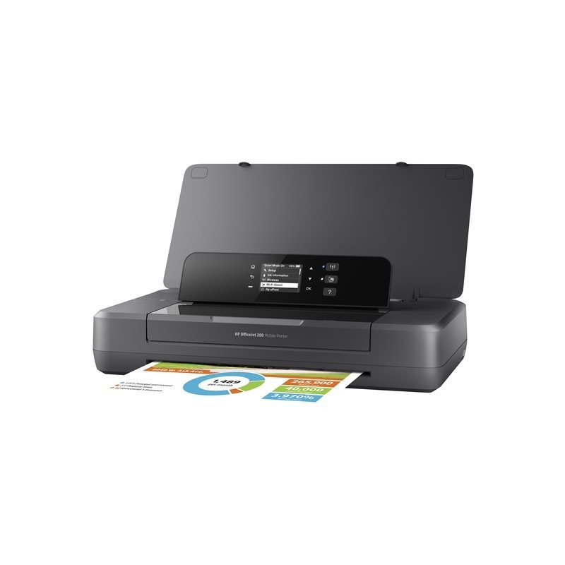 HP OfficeJet 200 Mobile Color Wi-Fi USB 2.0 Inkjet Print 6ppm HP OfficeJet 200 Mobile Color Wi-Fi USB 2.0 Inkjet Print 6ppm