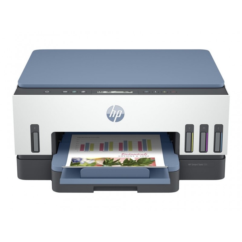 HP Smart Tank 725 All-in-One A4 Color Dual-band WiFi Print Scan Copy Inkjet 15/9ppm HP Smart Tank 725 All-in-One A4 Color Dual-band WiFi Print Scan Copy Inkjet 15/9ppm