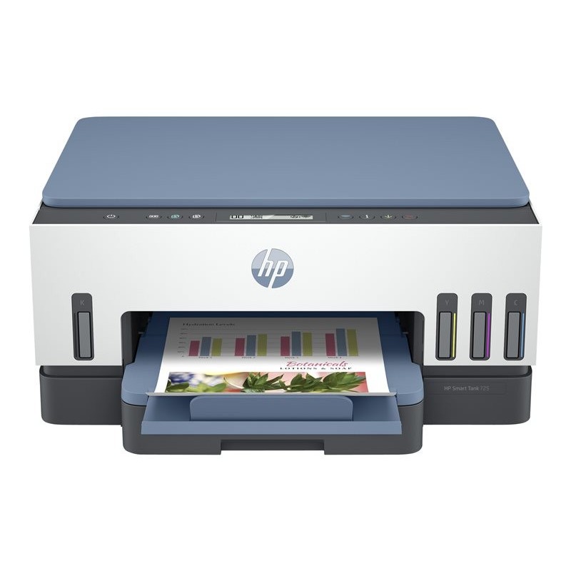 HP Smart Tank 725 All-in-One A4 Color Dual-band WiFi Print Scan Copy Inkjet 15/9ppm HP Smart Tank 725 All-in-One A4 Color Dual-band WiFi Print Scan Copy Inkjet 15/9ppm
