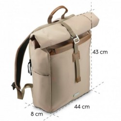 Plecak do laptopa 16,2 cala Silvan beżowy Plecak do laptopa 16,2 cala Silvan beżowy