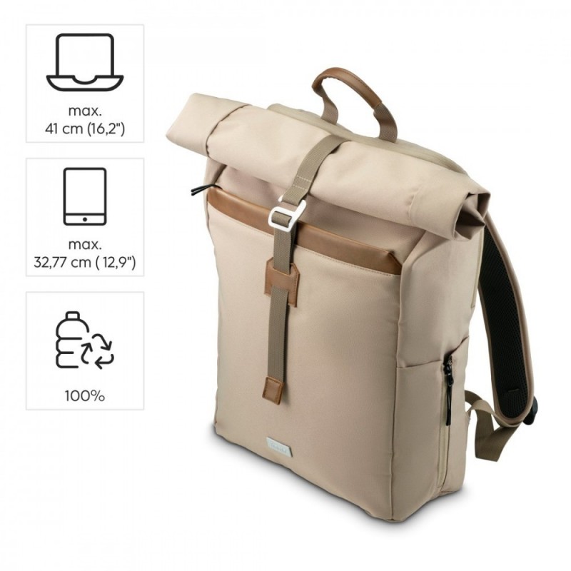 Plecak do laptopa 16,2 cala Silvan beżowy Plecak do laptopa 16,2 cala Silvan beżowy