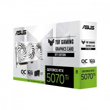 Karta graficzna GeForce RTX 5070Ti TUF GAMING OC WHITE BTF GDDR7 256bit Karta graficzna GeForce RTX 5070Ti TUF GAMING OC WHITE BTF GDDR7 256bit