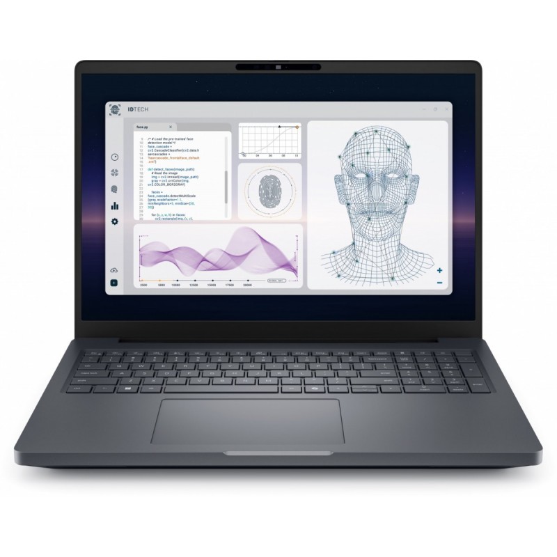 Laptop Dell Pro Max 16 Plus MB16250 W11P U7-265HX|32GB|1TB|Nvidia RTX PRO 1000|FgrPr & SmtCd |Cam|WLAN + BT|16.0 FHD|Backlit Kb|