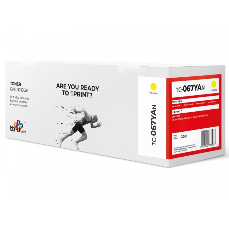 Toner do Canon MF650 TC-067YAN YE 100% nowy CRG067 Toner do Canon MF650 TC-067YAN YE 100% nowy CRG067