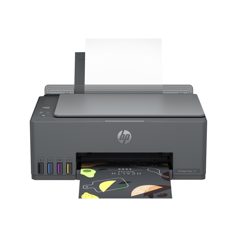 HP Smart Tank 581 AiO Print Scan Copy 12/5ppm Printer HP Smart Tank 581 AiO Print Scan Copy 12/5ppm Printer