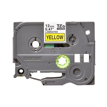 BROTHER TZE631 Brother TZE631 Banda laminata 12mm BLACK ON YELLOW BROTHER TZE631 Brother TZE631 Banda laminata 12mm BLACK ON YELLOW