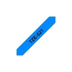 BROTHER TZE521 Taśma Brother 9mm BLACK ON BLUE BROTHER TZE521 Taśma Brother 9mm BLACK ON BLUE