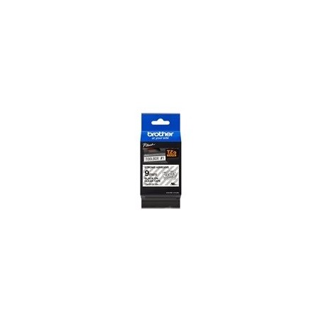 BROTHER TZES121 Taśma Brother 9mm BLACK ON CLEAR ADHESIVE TAPE BROTHER TZES121 Taśma Brother 9mm BLACK ON CLEAR ADHESIVE TAPE