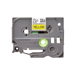 BROTHER TZeS631 Taśma Brother 12mm BLACK ON YELLOW ADHESIVE TAPE BROTHER TZeS631 Taśma Brother 12mm BLACK ON YELLOW ADHESIVE TAPE