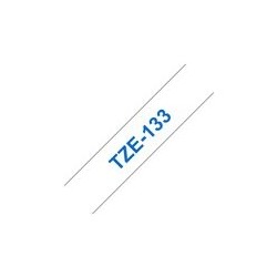 BROTHER TZE133 Taśma Brother 12mm BLUE ON CLEAR BROTHER TZE133 Taśma Brother 12mm BLUE ON CLEAR