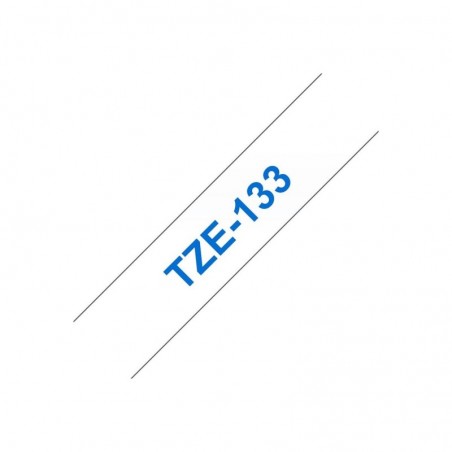 BROTHER TZE133 Taśma Brother 12mm BLUE ON CLEAR BROTHER TZE133 Taśma Brother 12mm BLUE ON CLEAR