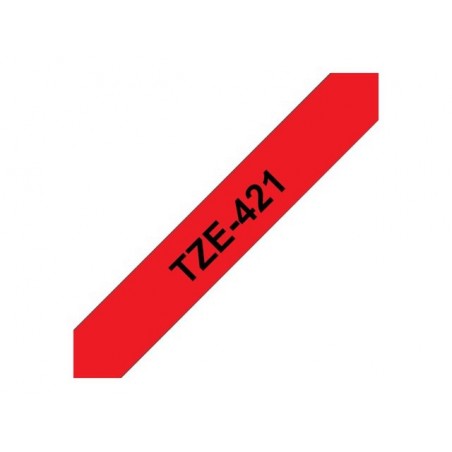 BROTHER TZe421 Taśma Brother 9mm BLACK ON RED BROTHER TZe421 Taśma Brother 9mm BLACK ON RED