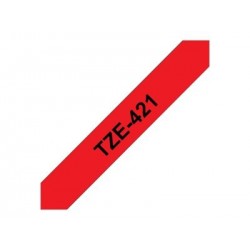 BROTHER TZe421 Taśma Brother 9mm BLACK ON RED BROTHER TZe421 Taśma Brother 9mm BLACK ON RED