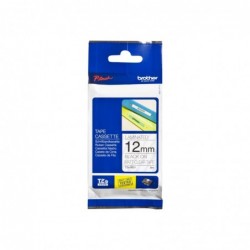 BROTHER TZEM31 Taśma Brother 12mm BLACK ON CLEAR TAPE / MAT