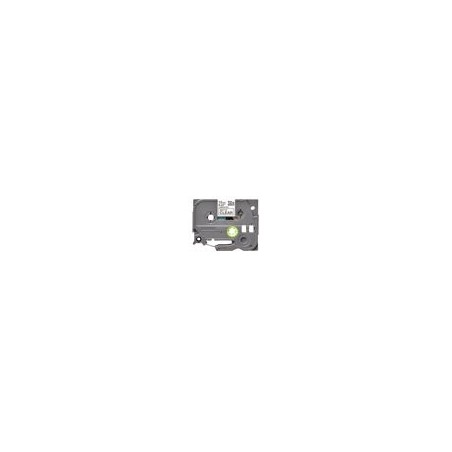 BROTHER TZEM31 Taśma Brother 12mm BLACK ON CLEAR TAPE / MAT BROTHER TZEM31 Taśma Brother 12mm BLACK ON CLEAR TAPE / MAT