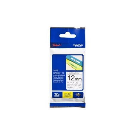 BROTHER TZEM31 Taśma Brother 12mm BLACK ON CLEAR TAPE / MAT BROTHER TZEM31 Taśma Brother 12mm BLACK ON CLEAR TAPE / MAT