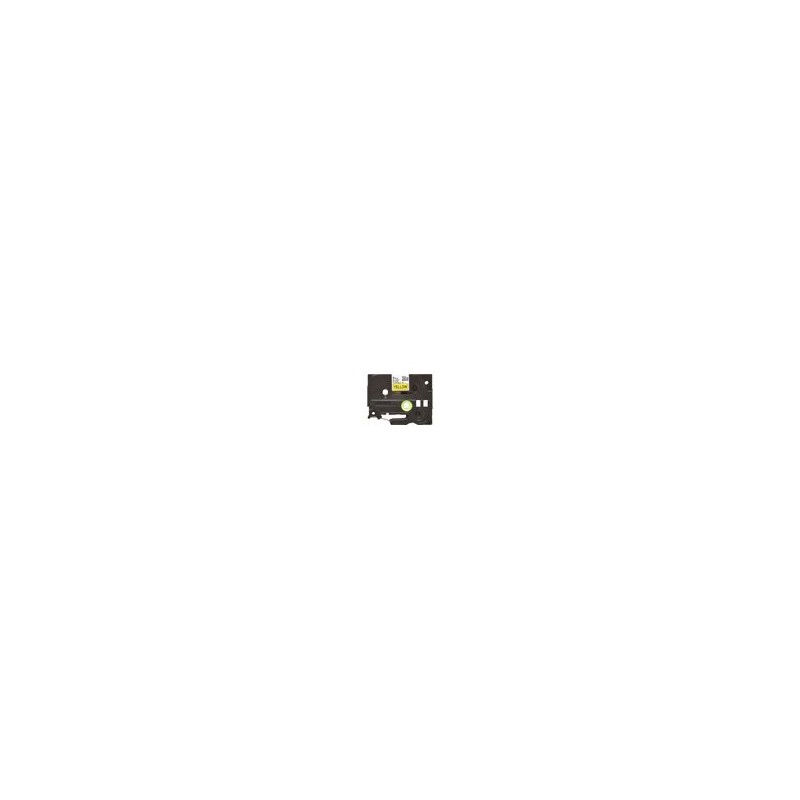 BROTHER TZEFX611 Taśma Brother 6mm BLACK ON YELLOW FLEXIBLE ID