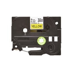 BROTHER TZEFX611 Taśma Brother 6mm BLACK ON YELLOW FLEXIBLE ID BROTHER TZEFX611 Taśma Brother 6mm BLACK ON YELLOW FLEXIBLE ID