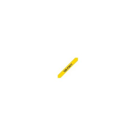 BROTHER TZEFX611 Taśma Brother 6mm BLACK ON YELLOW FLEXIBLE ID BROTHER TZEFX611 Taśma Brother 6mm BLACK ON YELLOW FLEXIBLE ID