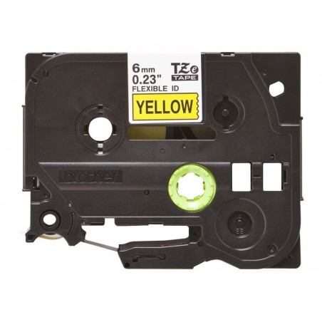 BROTHER TZEFX611 Taśma Brother 6mm BLACK ON YELLOW FLEXIBLE ID BROTHER TZEFX611 Taśma Brother 6mm BLACK ON YELLOW FLEXIBLE ID