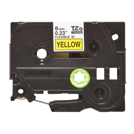 BROTHER TZEFX611 Taśma Brother 6mm BLACK ON YELLOW FLEXIBLE ID BROTHER TZEFX611 Taśma Brother 6mm BLACK ON YELLOW FLEXIBLE ID