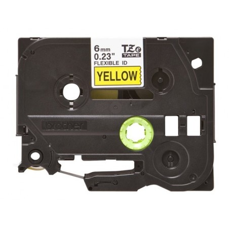 BROTHER TZEFX611 Taśma Brother 6mm BLACK ON YELLOW FLEXIBLE ID BROTHER TZEFX611 Taśma Brother 6mm BLACK ON YELLOW FLEXIBLE ID