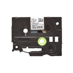 BROTHER TZEM931 Taśma Brother 12mm BLACK ON SILVER (MAT) TAPE / METALIC BROTHER TZEM931 Taśma Brother 12mm BLACK ON SILVER (MAT) TAPE / METALIC