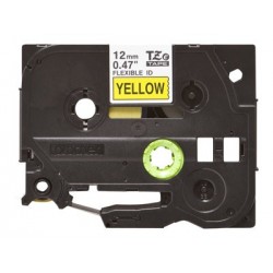 BROTHER TZEFX631 Taśma Brother 12mm BLACK ON YELLOW FLEXIBLE ID BROTHER TZEFX631 Taśma Brother 12mm BLACK ON YELLOW FLEXIBLE ID