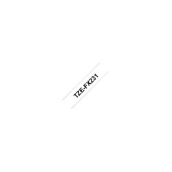 BROTHER TZEFX231 Taśma Brother 12mm BLACK ON WHITE FLEXIBLE ID BROTHER TZEFX231 Taśma Brother 12mm BLACK ON WHITE FLEXIBLE ID