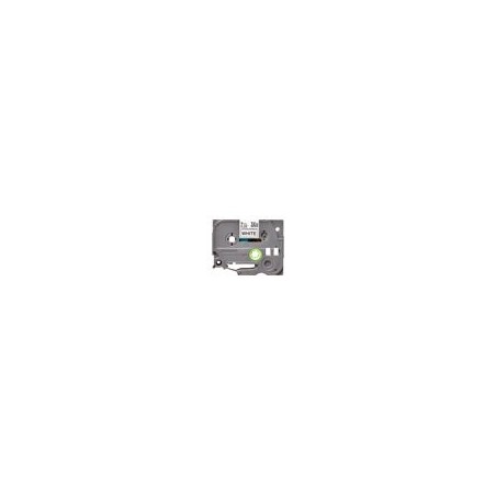 BROTHER TZES221 Tape Brother 9mm BLACK ON WHITE ADHESIVE TAPE BROTHER TZES221 Tape Brother 9mm BLACK ON WHITE ADHESIVE TAPE