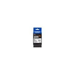 BROTHER TZES221 Tape Brother 9mm BLACK ON WHITE ADHESIVE TAPE BROTHER TZES221 Tape Brother 9mm BLACK ON WHITE ADHESIVE TAPE