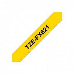 BROTHER TZEFX621 Taśma Brother 9mm BLACK ON YELLOW FLEXIBLE ID BROTHER TZEFX621 Taśma Brother 9mm BLACK ON YELLOW FLEXIBLE ID