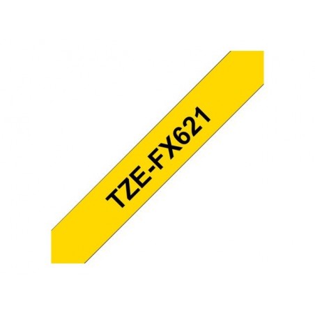 BROTHER TZEFX621 Taśma Brother 9mm BLACK ON YELLOW FLEXIBLE ID BROTHER TZEFX621 Taśma Brother 9mm BLACK ON YELLOW FLEXIBLE ID