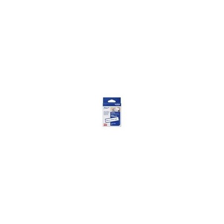 BROTHER TZEFA3 Tape Brother 12mm BLUE ON white fabric BROTHER TZEFA3 Tape Brother 12mm BLUE ON white fabric