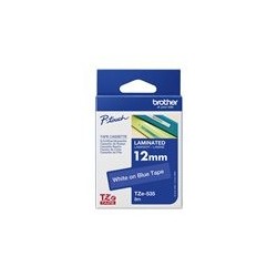 BROTHER TZE535 Taśma Brother 12mm WHITE ON BLUE BROTHER TZE535 Taśma Brother 12mm WHITE ON BLUE
