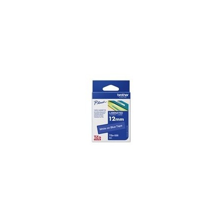 BROTHER TZE535 Taśma Brother 12mm WHITE ON BLUE BROTHER TZE535 Taśma Brother 12mm WHITE ON BLUE