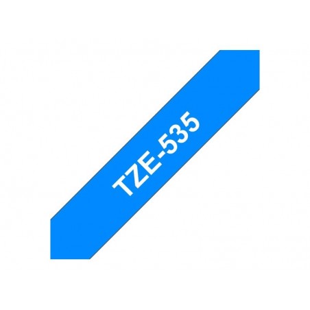 BROTHER TZE535 Taśma Brother 12mm WHITE ON BLUE BROTHER TZE535 Taśma Brother 12mm WHITE ON BLUE