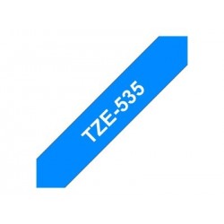 BROTHER TZE535 Taśma Brother 12mm WHITE ON BLUE BROTHER TZE535 Taśma Brother 12mm WHITE ON BLUE