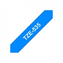 BROTHER TZE535 Taśma Brother 12mm WHITE ON BLUE BROTHER TZE535 Taśma Brother 12mm WHITE ON BLUE