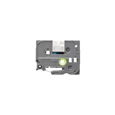 BROTHER TZEMQL35 Taśma Brother 12mm White / Light Grey matt (5M length) BROTHER TZEMQL35 Taśma Brother 12mm White / Light Grey matt (5M length)