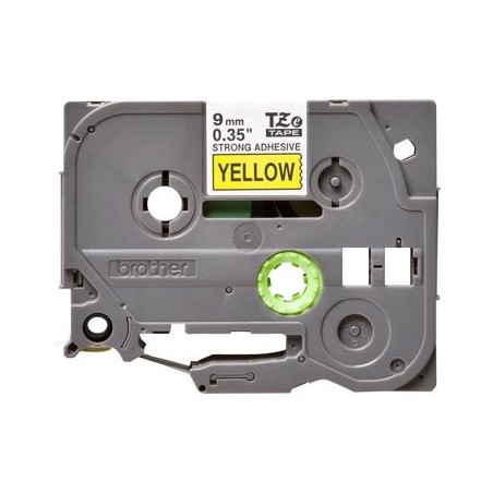 BROTHER TZeS621 Taśma Brother 9mm BLACK ON YELLOW ADHESIVE TAPE BROTHER TZeS621 Taśma Brother 9mm BLACK ON YELLOW ADHESIVE TAPE