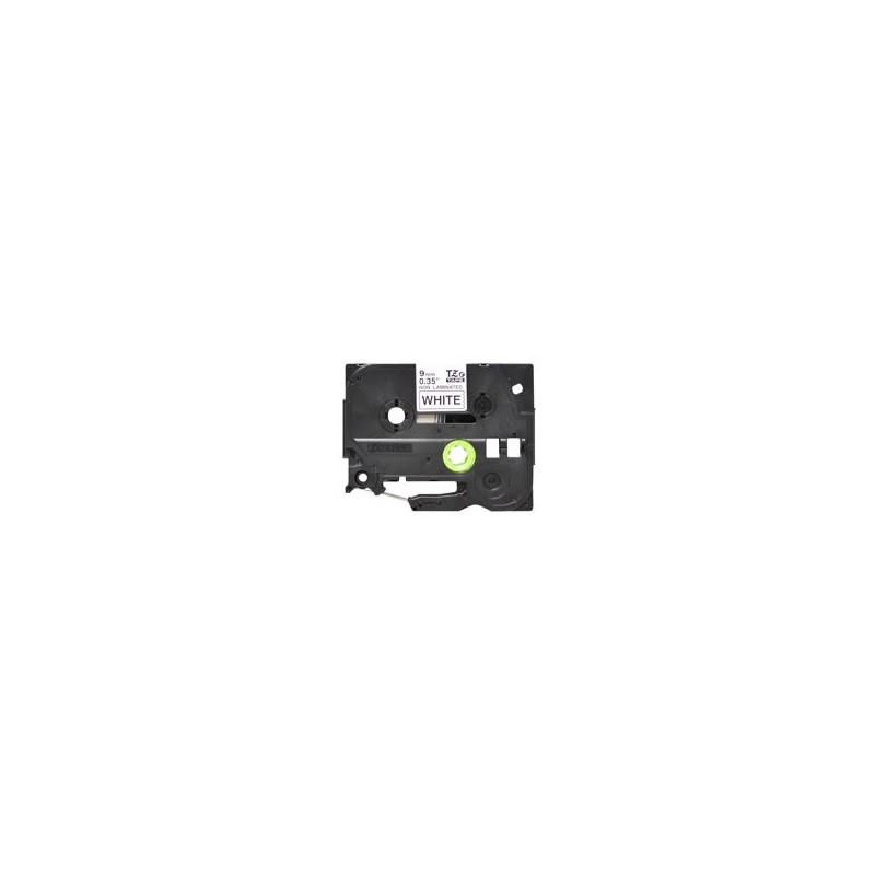 BROTHER TZEN221 Taśma Brother 9mm BLACK ON WHITE NON LAMINATED
